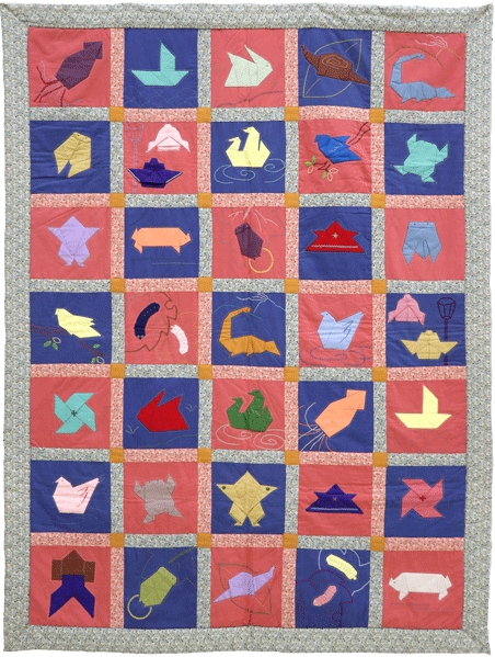 折布キルト（タペストリー）のイメージ